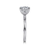 Paula - Platinum Round Diamond Solitaire Engagement Ring