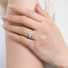 Paula - Platinum Round Diamond Solitaire Engagement Ring