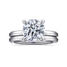 Lark - Platinum Round Solitaire Engagement Ring