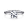 Lark - Platinum Round Solitaire Engagement Ring