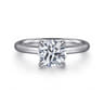 Lark - Platinum Round Solitaire Diamond Engagement Ring