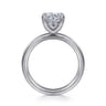 Lark - Platinum Round Solitaire Diamond Engagement Ring