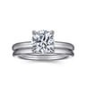 Lark - Platinum Round Solitaire Diamond Engagement Ring