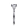Lark - Platinum Round Solitaire Diamond Engagement Ring