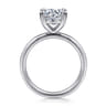 Lark - Platinum Round Solitaire Diamond Engagement Ring