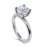 Lark - Platinum Round Solitaire Diamond Engagement Ring