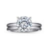 Lark - Platinum Round Solitaire Diamond Engagement Ring