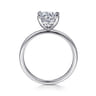 Evelina - Platinum Round Solitaire Diamond Engagement Ring
