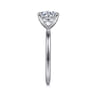 Evelina - Platinum Round Solitaire Diamond Engagement Ring