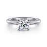 Bambi - Platinum Round Solitaire Diamond Engagement Ring