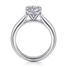 Bena - Platinum Round Solitaire Diamond Engagement Ring