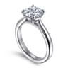 Bena - Platinum Round Solitaire Diamond Engagement Ring