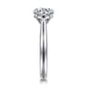 Bena - Platinum Round Solitaire Diamond Engagement Ring