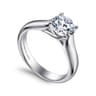Helen - Platinum Round Diamond Solitaire Engagement Ring