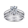 Helen - Platinum Round Diamond Solitaire Engagement Ring