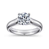 Helen - Platinum Round Diamond Solitaire Engagement Ring