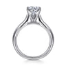 Lauren - Platinum Round Solitaire Diamond Engagement Ring