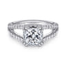 Dominga - 14K White Gold Diamond Engagement Ring - 0.68 ct