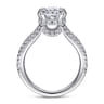Dominga - 14K White Gold Diamond Engagement Ring - 0.68 ct