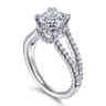 Dominga - 14K White Gold Diamond Engagement Ring - 0.68 ct