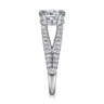 Dominga - 14K White Gold Diamond Engagement Ring - 0.68 ct