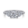 Cami - 14K White Gold Cushion Cut Diamond Engagement Ring - 0.3 ct