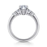 Cami - 14K White Gold Marquise Shape Diamond Engagement Ring - 0.3 ct