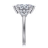 Cami - 14K White Gold Marquise Shape Diamond Engagement Ring - 0.3 ct