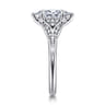 Taye - 14K White Gold Split Shank Marquise Shape Diamond Engagement Ring - 0.15 ct