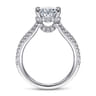Dominga - 14K White Gold Diamond Engagement Ring - 0.67 ct