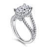 Dominga - 14K White Gold Diamond Engagement Ring - 0.67 ct