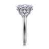 Cami - 14K White Gold Oval Diamond Engagement Ring - 0.3 ct