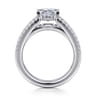 Rivah - 14K White Gold Split Shank Princess Cut Diamond Engagement Ring - 0.5 ct