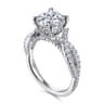 Zandra - 14K White Gold Diamond Engagement Ring - 0.71 ct