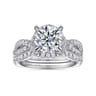 Zandra - 14K White Gold Diamond Engagement Ring - 0.71 ct