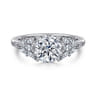 Cami - 14K White Gold Round Diamond Engagement Ring - 0.3 ct
