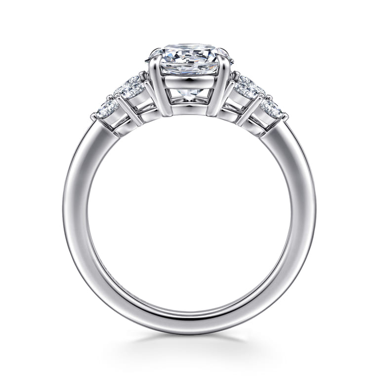 Cami - 14K White Gold Round Diamond Engagement Ring - 0.3 ct - Shot 2