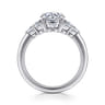 Cami - 14K White Gold Round Diamond Engagement Ring - 0.3 ct
