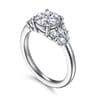 Cami - 14K White Gold Round Diamond Engagement Ring - 0.3 ct