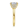 Cami - 14K Yellow Gold Oval Diamond Engagement Ring - 0.3 ct
