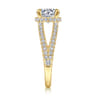 14K Yellow Gold Diamond Engagement Ring - 0.66 ct