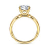 Elie - 14K Yellow Gold Round Split Shank Diamond Engagement Ring