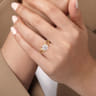 Elie - 14K Yellow Gold Round Split Shank Diamond Engagement Ring