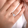 Amira - 14K Rose Gold Round Diamond Engagement Ring - 0.52 ct
