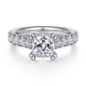 Charleston - 14K White Gold Diamond Engagement Ring - 1.51 ct
