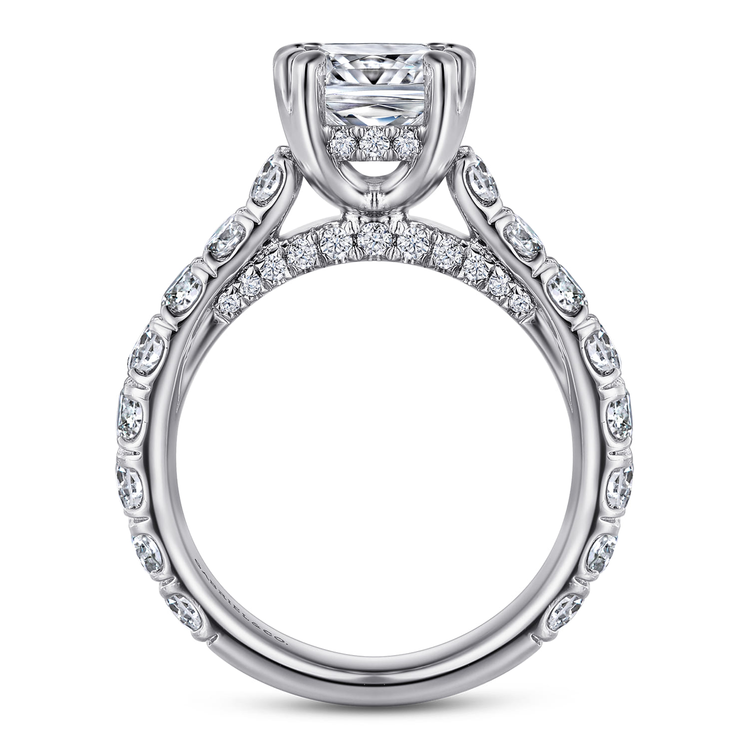Charleston - 14K White Gold Diamond Engagement Ring - 1.51 ct - Shot 2