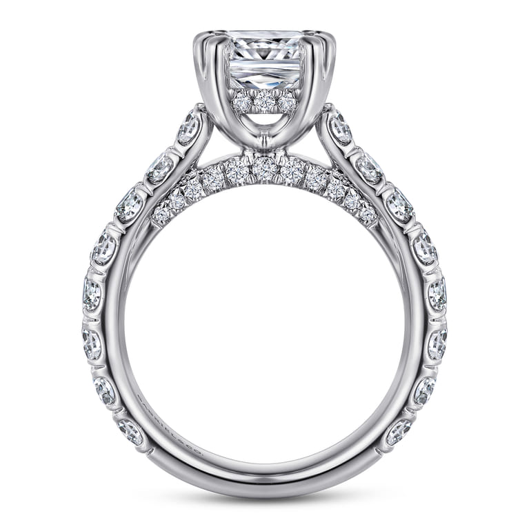 Charleston - 14K White Gold Diamond Engagement Ring - 1.51 ct - Shot 2