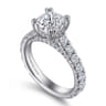 Charleston - 14K White Gold Diamond Engagement Ring - 1.51 ct