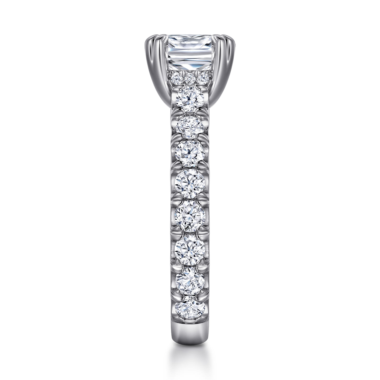 Charleston - 14K White Gold Diamond Engagement Ring - 1.51 ct - Shot 5