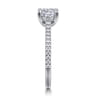 Aline - 14K White Gold Cushion Cut Diamond Engagement Ring - 0.25 ct